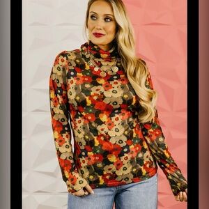 Jane and Delancey Floral Top
